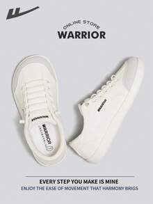 Warrior Women's Board ShoesSpring And SummerComfortable Modest Style Casual Yet Sleek Sneakers Applicable Throughout The Year Wear-Resisting All-Day Wear Training Sneakers Running Shoes - Beige/Gray - View 4