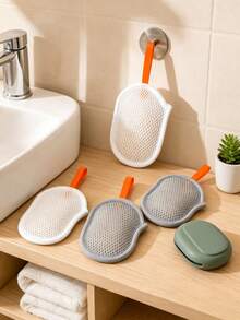 5PCS (4*Soap Foaming Mesh + 1*Portable Storage Box) Hanging Soap Foaming Mesh, Bathroom Soap Storage Foaming Bag, Free Portable Storage Bag - Multicolor - View 9
