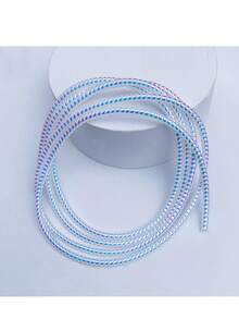 1pc/2pcs/3pcs/4pcs/5pcs Random Color Spiral Cable Protector, Charger Cable Protector Data Cable Protector Charging Cable Cover, Earphone Cable Protector Suitable For Phone Earphone USB Data Cable Charger Protector Sleeve, Cable Sleeve - Multicolor - View 3