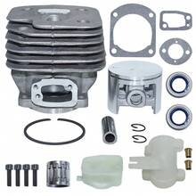 52MM Cylinder Piston Screws Kit For  61 268 272 272XP Chainsaw Oil Seal - Silver - View 4