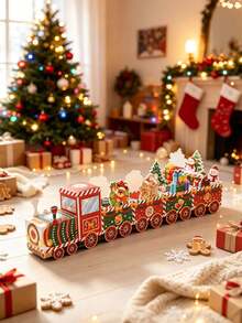 24 Pcs Christmas Train Gift Boxes With Stickers Red Train Santa Claus Snowman Xmas Advent Calendar Boxes Treat Boxes 24 Days Of Christmas Countdown Gift Boxes For Winter Holiday Christmas Decorations - Train Style - View 6