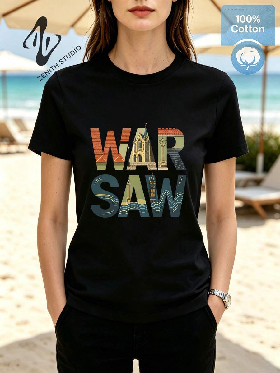 Women T-Shirts - 黑色 - 查看 1