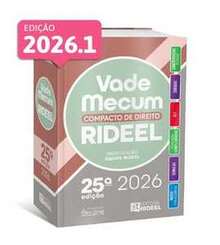 Vade mecum compacto de direito rideel - 2026.1 - Livro único - Visão 1