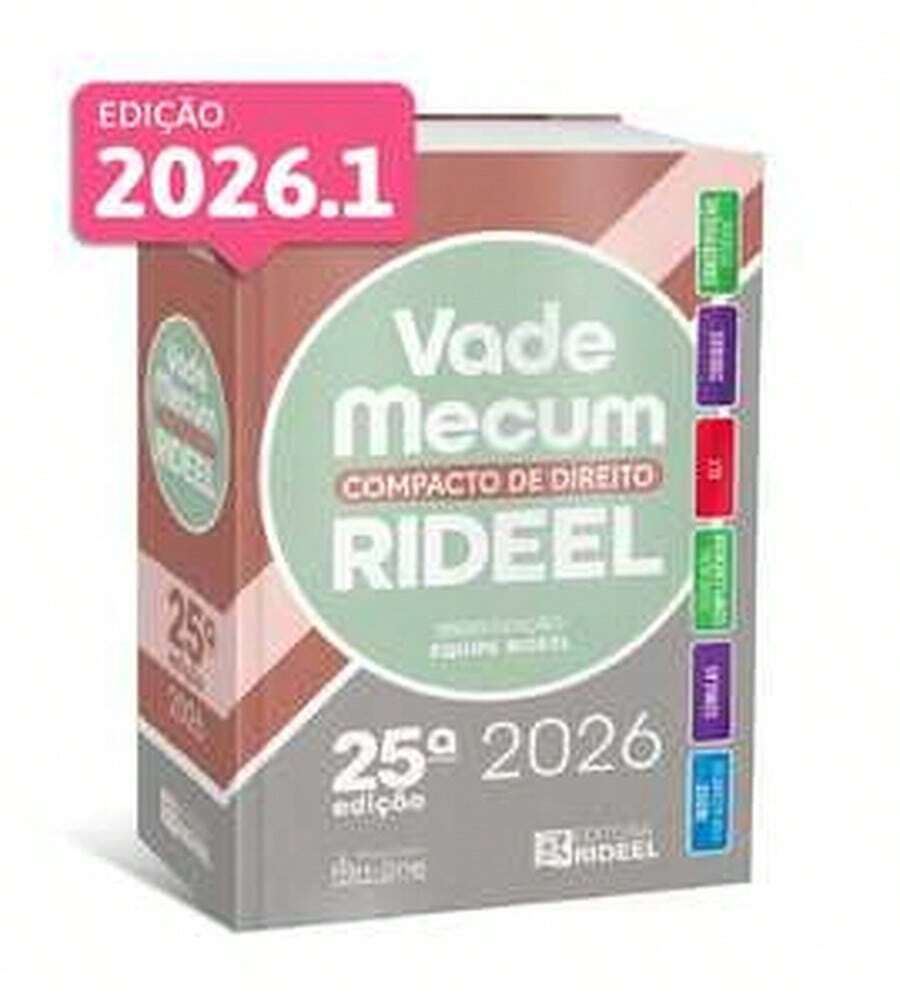 Vade mecum compacto de direito rideel - 2026.1 - Livro único - Visão 1