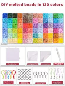 2.6mm Beading Kit With Multi-Color Beads, Tools And Beading Board, Ideal DIY Personalized Accessory Gift For Family And Friends - Multicolor - View 8