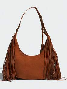 Tas Bahu Unisex Adidas Originals KS8259 - Coklat - View 3