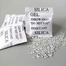 10/20/50/100/200/400 Packs - 1 Gram Desiccant Bead Packets For Storage, Moisture Absorption, Moisture Proof, Reusable, Suitable For Jewelry, Cameras, Clothes, Books, Iron Tools, Precision Instruments - White - View 10