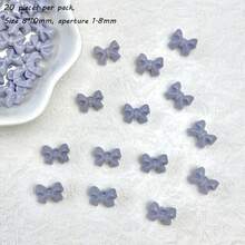 10mm Acrylic Macaron Color Small Bow DIY Mobile Phone Chain Hair Accessories With Separated Beads Accessories Material Loose Beads - Multicolor - View 20