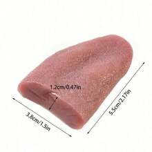 6/1pc Terrifying Retractable Tongue Prank Prop, A Realistic Magic Tongue, The Perfect Choice For Pranks, An Easter/April Fool's Day Gift, No Batteries Required, A Close-Up Horror Comedy Magic Prop.Halloween Decroations/Halloween - Multicolor - View 5