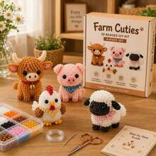 Kit DIY de adorno de pájaro con cuentas 3D hecho a mano (4 pájaros), materiales de cuentas completos + instrucciones paso a paso, paquete de materiales de manualidades de ocio curativo, regalo creativo para entusiastas de lo hecho a mano, decoración de escritorio para el hogar - Multicolor - Ver 15