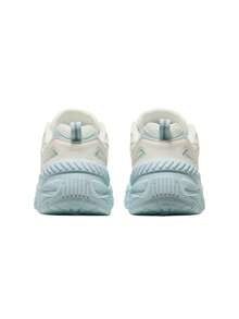 CAMEL CROWN Sepatu Kasual Wanita Nyaman dengan Sol Lembut dan Platform Tebal untuk Menambah Tinggi Badan - Putih susu/biru - View 4