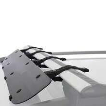 Universally Mount Fit Rooftop 106cm/42" CrossBar Wind Fairing Air Deflector Kit - A - View 3