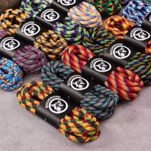 1pc 8mm X 3m Colorful Braided Paracord | Heavy Duty Multi-Purpose Rope, Suitable For Pet Leash, DIY Lanyard, Camping Rope, Backpack Handle, Hanging Decoration And Binding. Durable Outdoor Accessory. - Multi-color-55-dRAGON-sKIN-dragon Scale - View 5