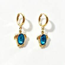 1 Pair French Island Vacation Style Metal Pendant Earrings - Gold - View 5
