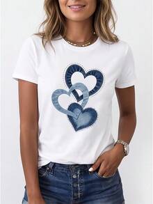 Women T-Shirts - 白色 - 查看 2