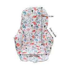 INS Nordic Home Korean Style Cute Baby High Chair Cushion, Portable Inflatable Backrest Pad, Infant Learning To Sit High Chair Guardrail Seat Cover, Booster Seat Pad, High Chair - Multicolor - View 9