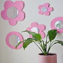 32pcs Round Mirror Wall Stickers, Acrylic Wall Decor With Mirror Effect, Unique Room Decoration Style, Suitable For Bedroom Vanity, Decorative Wall Mirror And Bathroom Decor - one-size - View 12