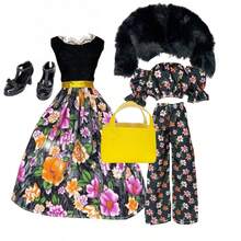 1/6 Doll Dlothes Set 11.5 Inch Doll Outfit Fit For 30cm BJD Doll Babi Doll Super Model Doll Clothes Suit Fur Coat Dress Pants Hats Bags Shoes And Doll Dress Up Accessories - Multicolor - View 16