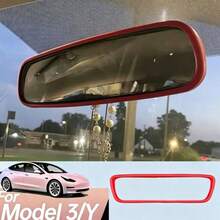 1 pieza Película protectora de silicona para espejo retrovisor del coche - Añade hermosos paisajes al interior de tu coche - Funda protectora - Ver 1