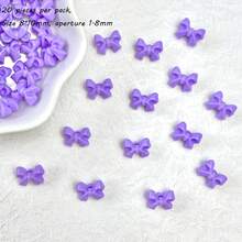 10mm Acrylic Macaron Color Small Bow DIY Mobile Phone Chain Hair Accessories With Separated Beads Accessories Material Loose Beads - Multicolor - View 51