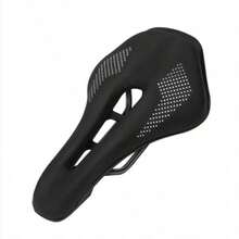 Hollow Breathable Bicycle Saddle, Comfortable Pressure Relief Shock-Absorbing Seat, Universal For Mountain Bike And Road Bike - Multicolor - View 3