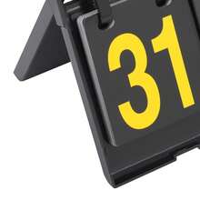 Scoreboard 4-Digit Portable Flip Scoreboard Multi-Function Scoreboard - Black - View 8