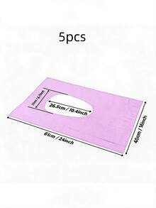 一次性馬桶座墊套，防水便攜，加長紙製馬桶座墊套，適用於酒店、公共場所、旅行、休閒俱樂部及居家使用 - 淡紫色 - 查看 9