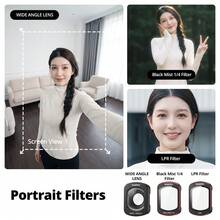 Ambitful DF Magnetic Lens Filter For Osmo Pocket 3 Pocket 4, UV CPL 1/4 Black Mist Pro-Mist VND2-32 Wide Angle Conversion Lens, Cinematic Video Filter Set - View 6