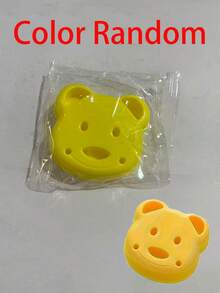 1pc Lovely Bear Shaped Sandwich Bread Mold, Baking Diy 3d Breakfast Making Tool For Family - Yellow - View 8