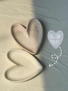 SILIKE LUFEI DIY Crystal Resin Mold Heart-Shaped Dish Mold Pendant Box Silicone Mold - Heart-shaped Silicone Mold - View 1