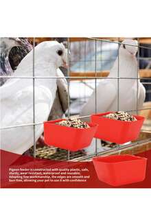 Cage-Style Cup Bird Feeder/Water Bowl, Suitable For Feeding And Watering Rabbits, Cats, Puppies And Chickens; Suitable For Waterers And Water Bottles For Pigeons, Quails, Parrots, Rabbits And Poultry - Multiple Styles - View 9