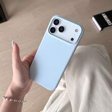 液態矽膠磁吸手機殼，適用於 iPhone 17 Pro Max，軟殼保護套附超細纖維內襯，亦適用於 iPhone 16/15/14/13 Pro Max Plus - 天藍色 - 查看 3