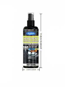 KineShineX Car Headlight Yellowing Repair Polishing Agent, Car Wash Bulb Polishing Repair Spray, Car, Motorcycle And Truck Headlight And Rearview Mirror Cleaner, Car Accessories - Multicolor - View 10