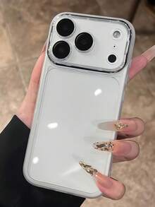 Casing Ponsel Lembut Transparan Mewah Kompatibel dengan iPhone 17 Pro Max 16 15 14 13 12 11 Pro Max, Pelindung Lensa, Tahan Guncangan, Penutup Belakang - Clear - View 4
