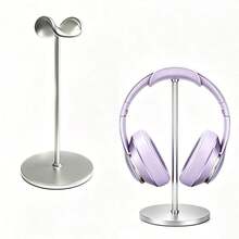 超强承重铝合金耳机支架，兼容Apple Pro Max，稳定支撑保护耳机，通用耳机挂架，桌面耳机架，网吧耳机挂架，让你的空间更有条理 - 銀色 - 查看 13