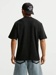 Nike Men's AS U NSW TEE LSE YMH 1 Short Sleeve Knit Collarless T-Shirt TIQ5861-010 - Black - View 2