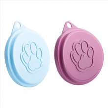 2 Pcs Reusable Pet Dog Can Tin Food Covers With Print Fresh Pet Cans Plastic Lid Caps-Random Color - View 3