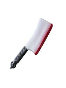 Halloween Realistic Plastic Machete Prop, Fake Knife Accessory For Halloween Party Costumes - Multicolor - View 8