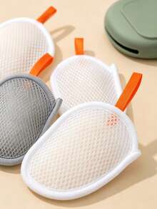 5PCS (4*Soap Foaming Mesh + 1*Portable Storage Box) Hanging Soap Foaming Mesh, Bathroom Soap Storage Foaming Bag, Free Portable Storage Bag - Multicolor - View 7
