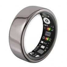 Lightweight & Comfortable Smart Ring, Gesture Sensing Remote Control, Slim Bezel Design, Support Multiple Sports Modes, Real-Time Activity Tracking, IP68 Waterproof, Camera Control, Unisex - Black - View 21