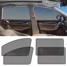 Car Window Sunshade, Sunshade Side Window Breathable Mesh Sunscreen, Anti-Ultraviolet And Heat, Universal, Suitable For Most Cars, Easy Magnetic Installation, Suitable For Camping, Travel, Nap. - A - View 1