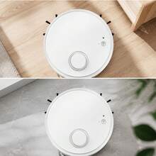 Aspiradora Robot Inteligente 2400mAh Máquina de Limpieza del Hogar Aspiradora Fregona Todo en Uno - Blanco - Ver 12