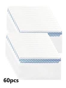 #10 Envelope Size Business Mailing Envelopes, 30/10/60pcs Self-Seal No Window Security Envelopes, 4-1/8 X 9-1/2 Inch White Paper - Multicolor - View 8