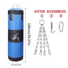 Hanging Punching Bag Set For Adults, Hollow Thickened Boxing Punching Bag, Taekwondo Martial Arts Fitness Equipment, Training Sandbag For Teenagers - Multicolor - View 9