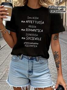 Women T-Shirts - 黑色 - 查看 1