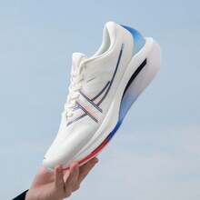 XTEP Tancheng Max New Breathable Mesh Running Shoes, Non-Slip, Wear-Resistant, Shock-Absorbing Men's Running Shoes - Sail White/Blue - View 9