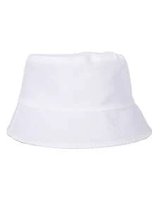 Topi Bucket Bolak-balik Warna Polos, Topi Matahari Pantai untuk Perjalanan Musim Panas, Perlindungan UV Unisex - MultiWarna - View 9