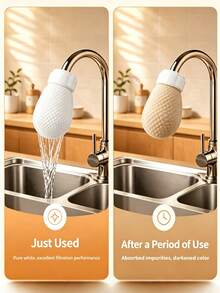 Kartrid Filter Air Keran Kain Non-Anyaman, Filter Keran, Kartrid + Tali Pengikat, Universal untuk Dapur dan Kamar Mandi, Mudah Dipasang, Menyaring Karat, Sedimen, Pasir, dan Kotoran, Filter Pemurnian Air Rumah Tangga - View 8