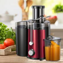 Reemix Juicer Machine, 800W Centrifugal Juicer Extractor With Wide Mouth 3" Feed Chute For Fruit Vegetable, Easy To Clean, Stainless Steel - Red - View 8