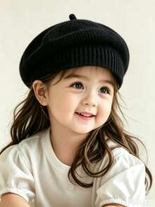 Candy Color Versatile Knitted Beret, Cute Children's Beret - Artist Hat, Suitable For Children Aged 6 To 36 Months - Multicolor - View 4